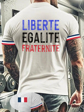 T-shirt à manches courtes Liberte Egalite Fraternite Homme
